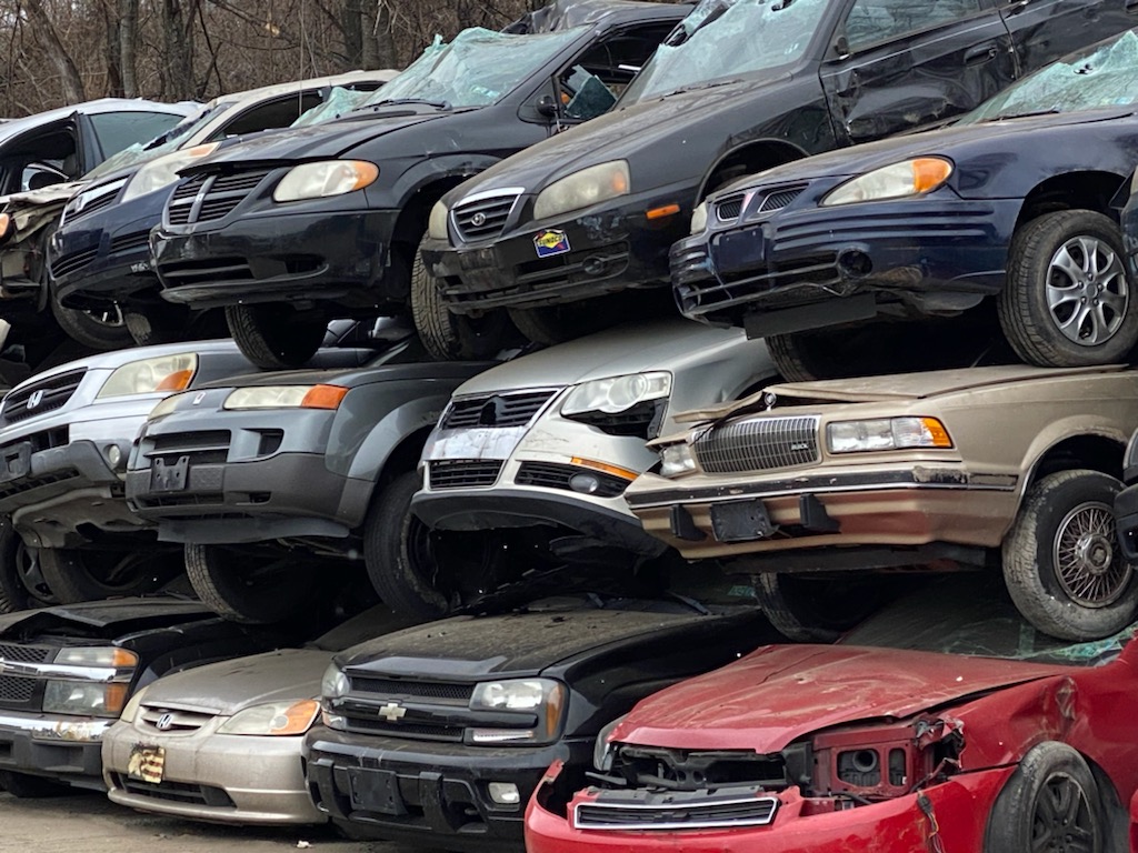 Auto wrecking yard in Philly for used parts